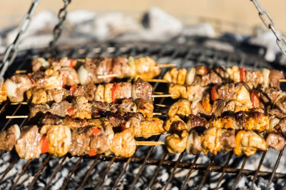 spieße am grill