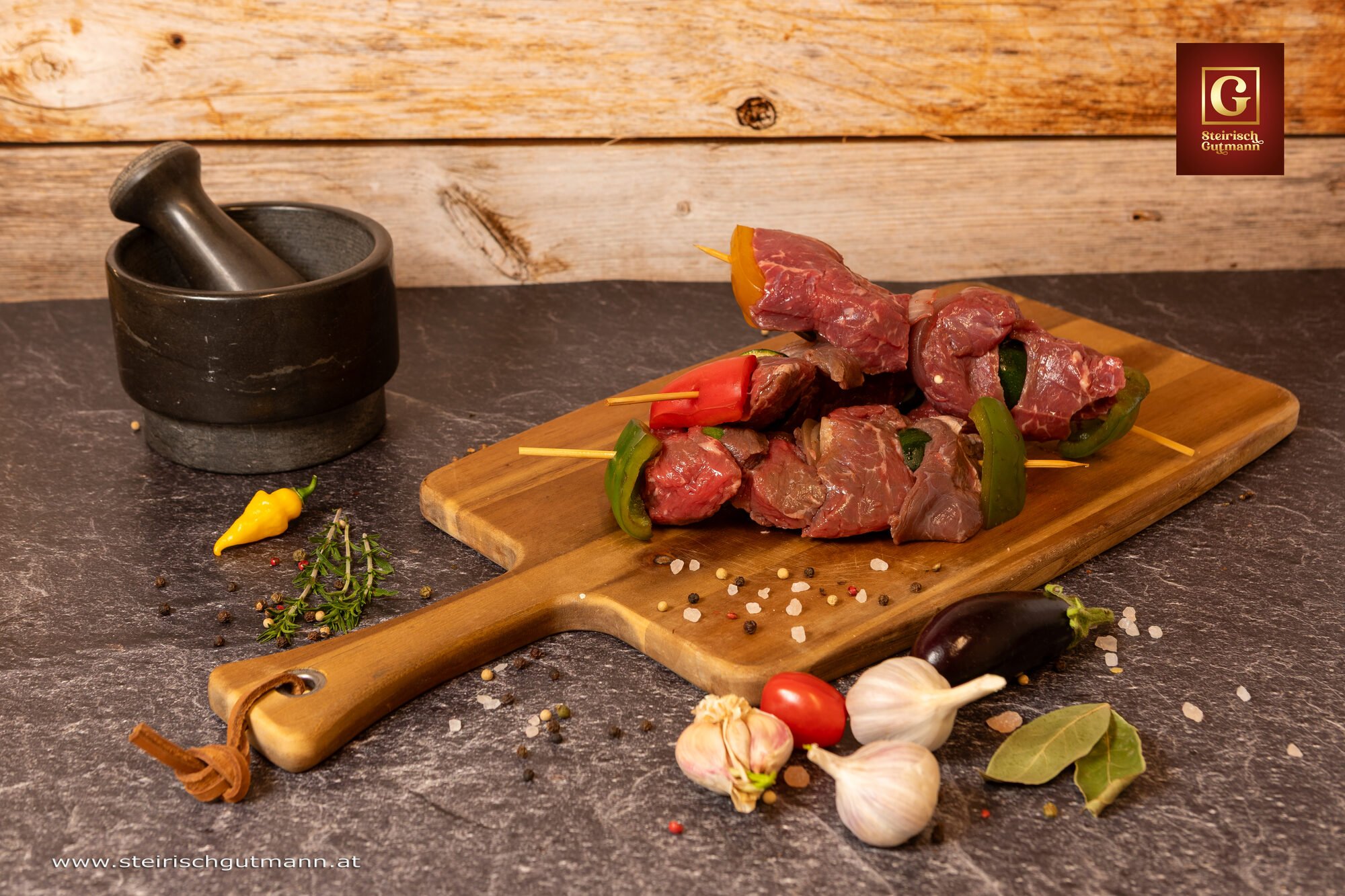 R-Grillspieße* roh vom Rindslungenbraten